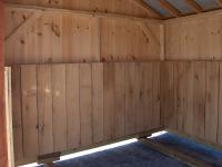 10x12 Run In Barn With Interior Kick Boards