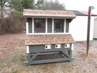 4X6 LP CHICKEN CONDO AT PINE CREEK STRUCTURES IN YORK, PA.