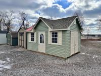 10x16 Deluxe Victorian with Shelves and Loft