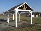 10X14 PEAK VINYL PAVILION AT PINE CREEK STRUCTURES IN YORK, PA.